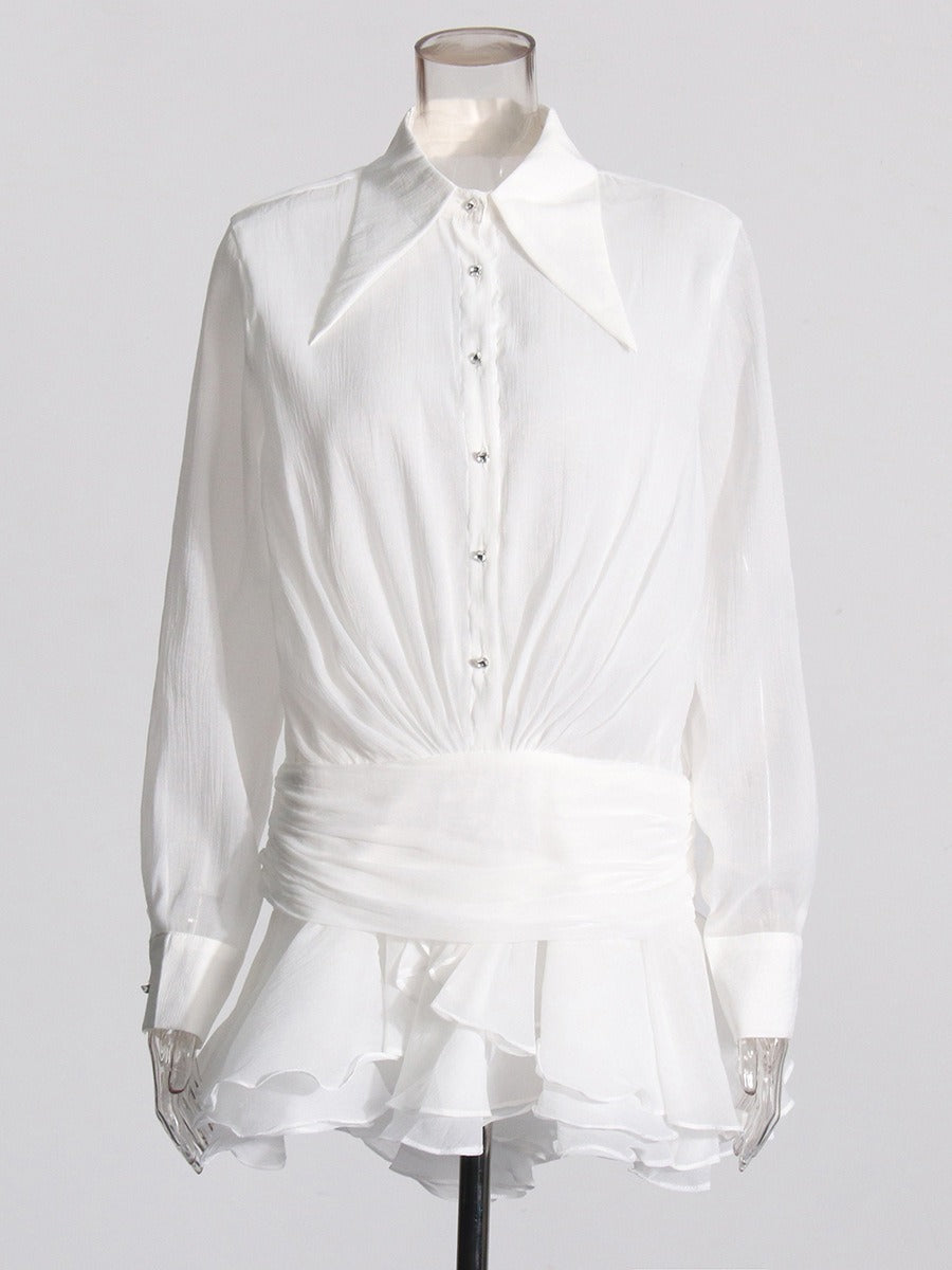 Abito mini chemisier