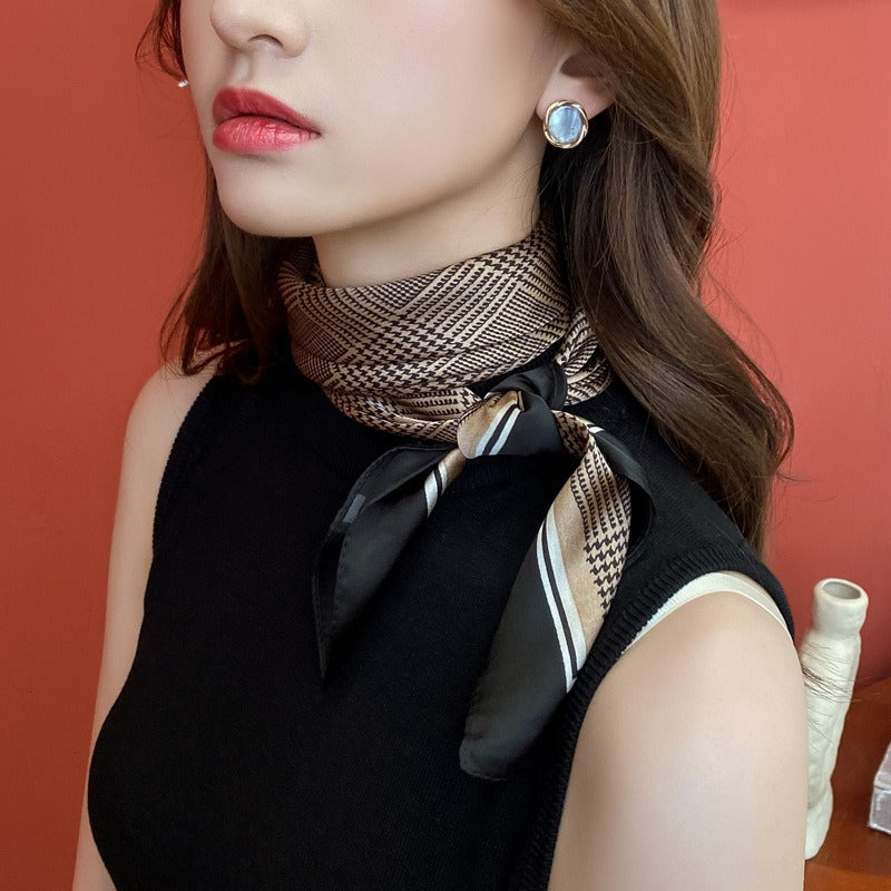 Foulard quadrato stampato