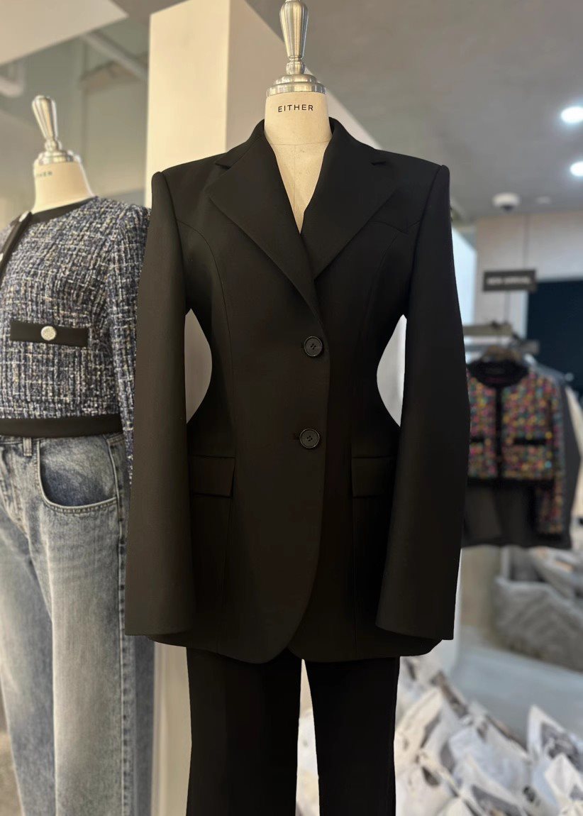 Blazer lungo sfiancato