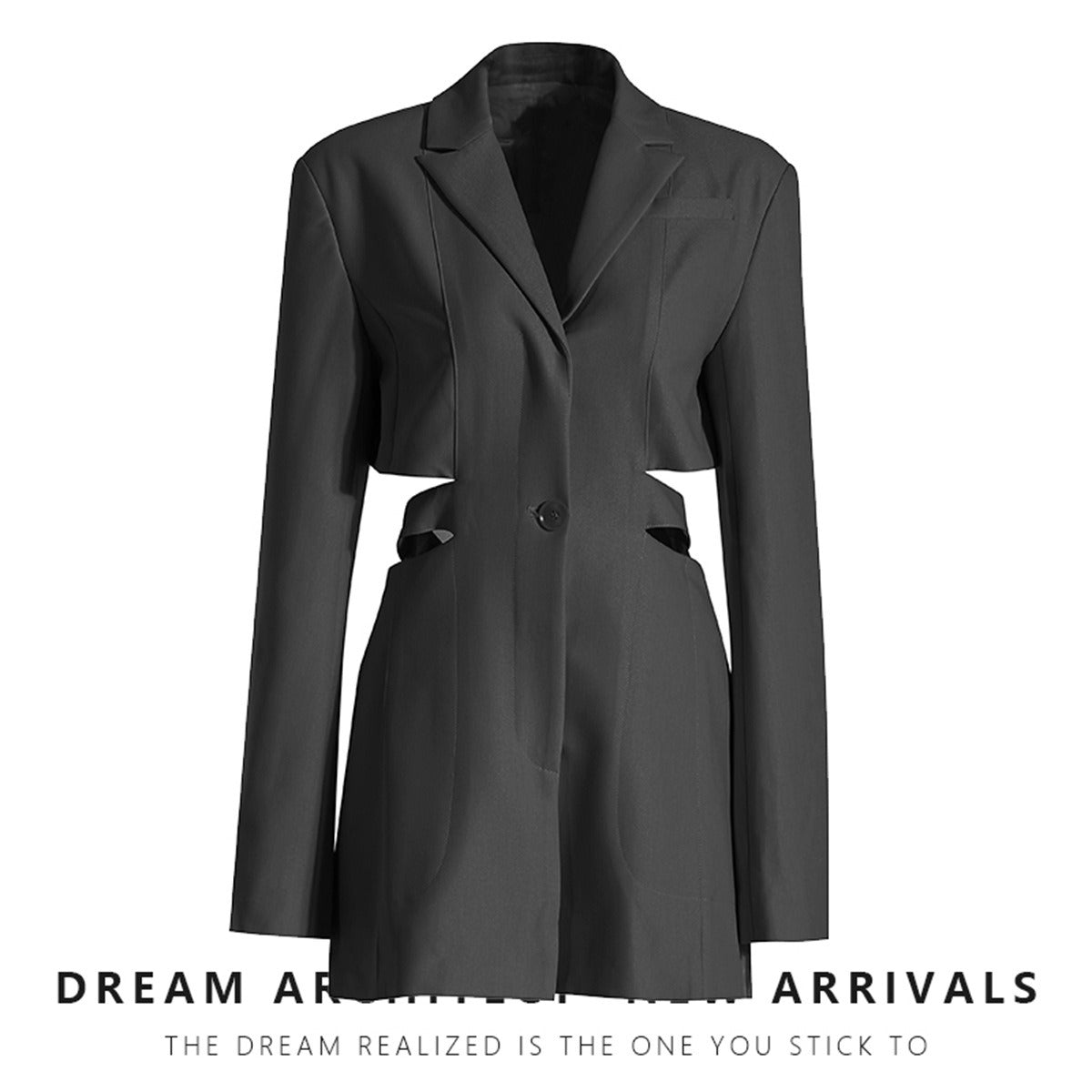 Abito blazer con cut-out