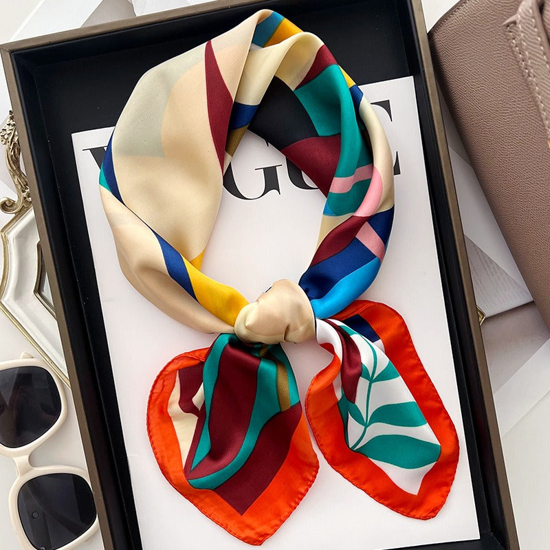 Foulard quadrato stampato