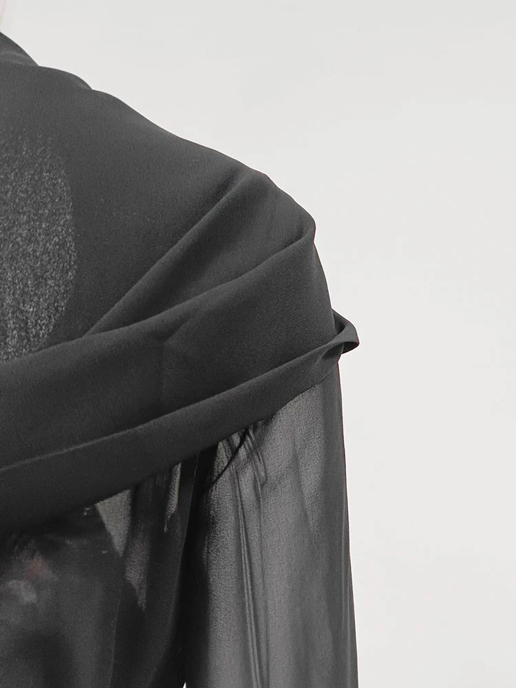 Camicia in velo incrociata