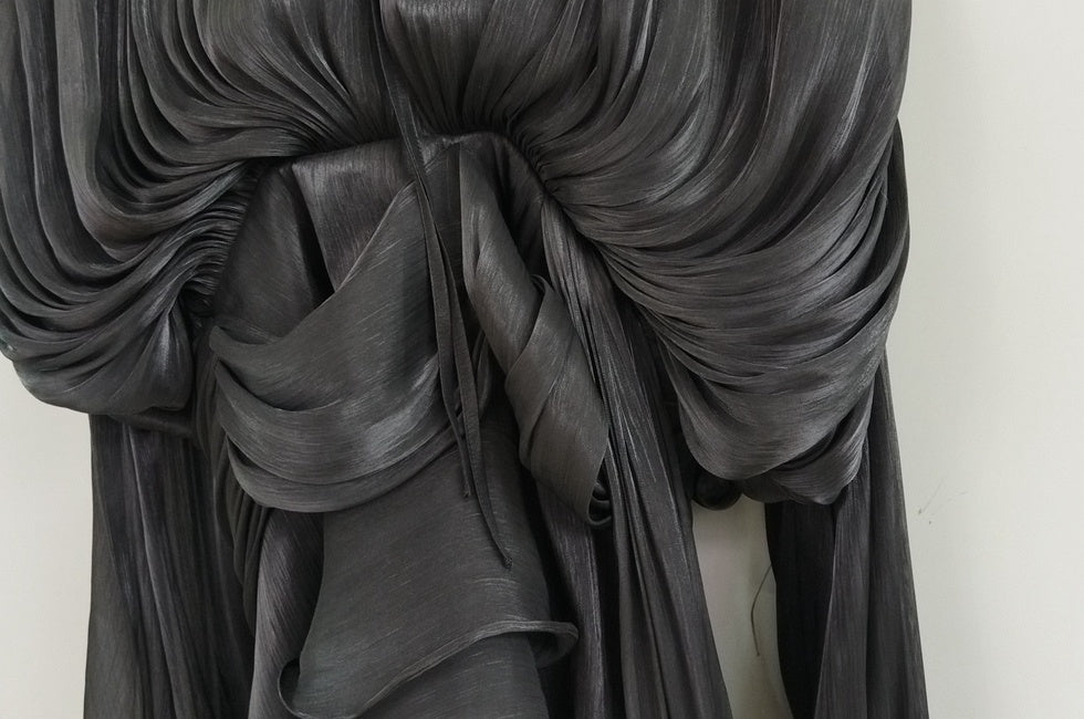 Mini dress svasato a balze