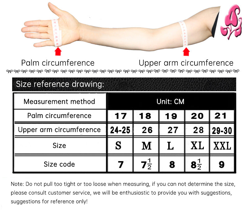 Guanti lunghi in pelle 47 cm