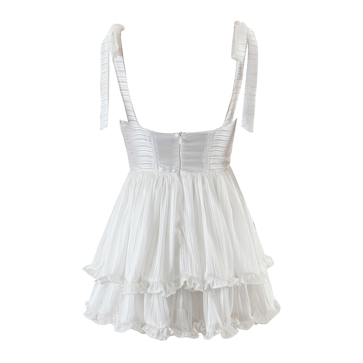 Mini abito svasato bustier