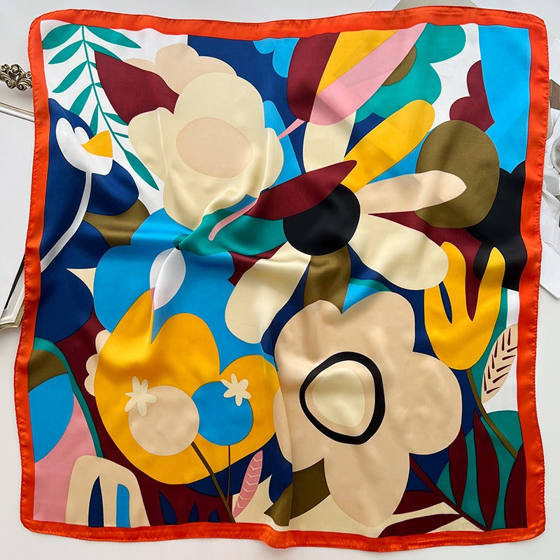 Foulard quadrato stampato