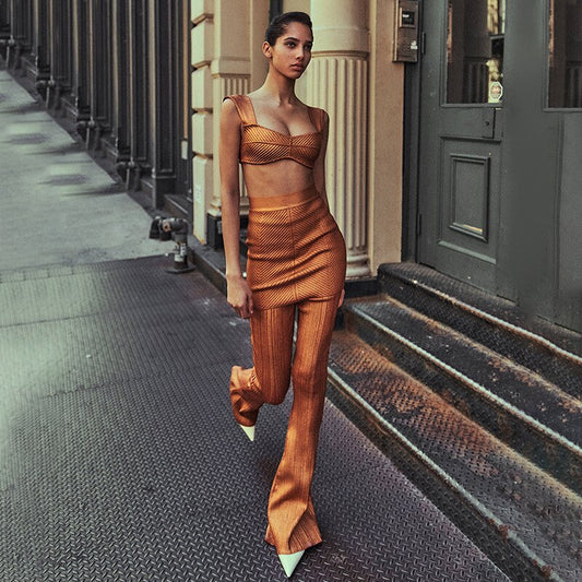 Completo top e pantalone