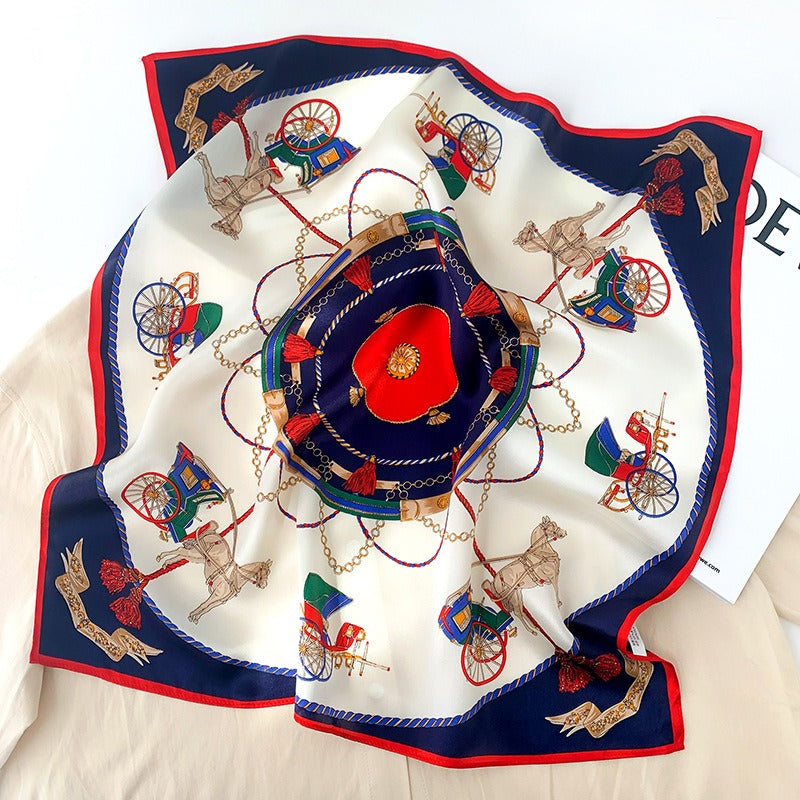 Foulard in seta di gelso quadrato