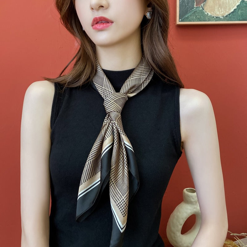 Foulard quadrato stampato