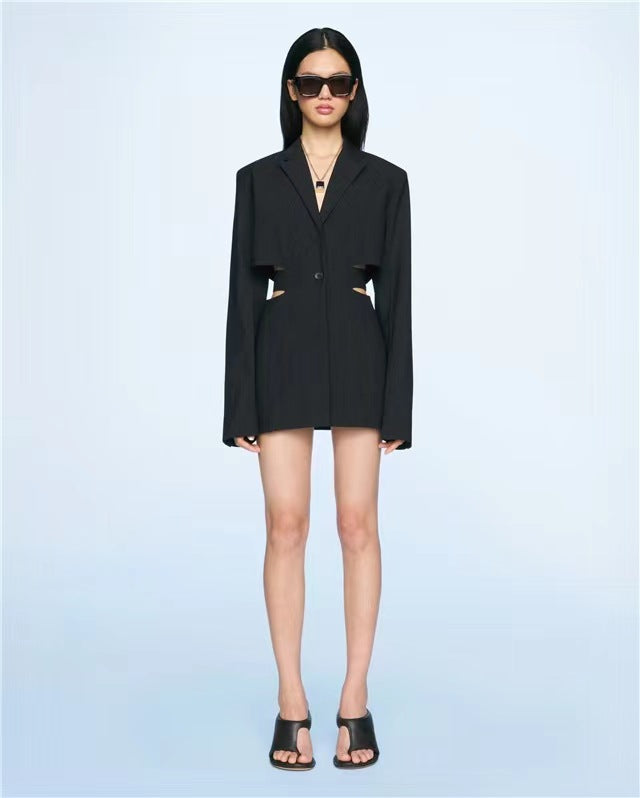 Abito blazer con cut-out