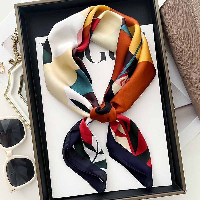 Foulard quadrato stampato