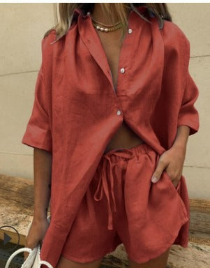 Completo camicia e short