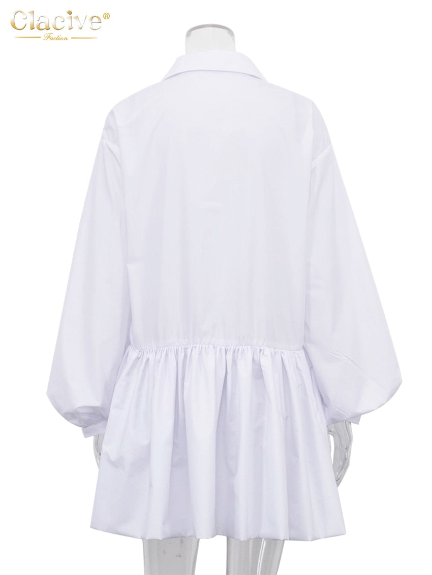 Abito chemisier gonna palloncino