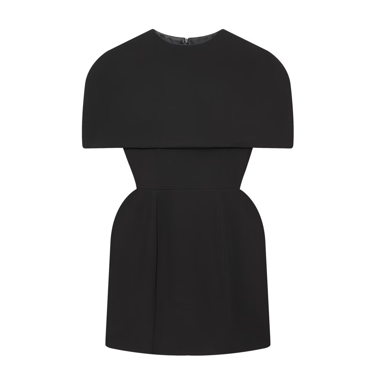 Mini abito bon ton con coprispalle
