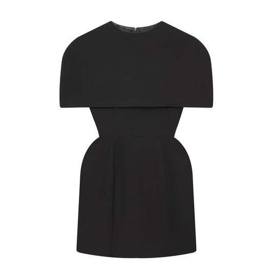 Mini abito bon ton con coprispalle