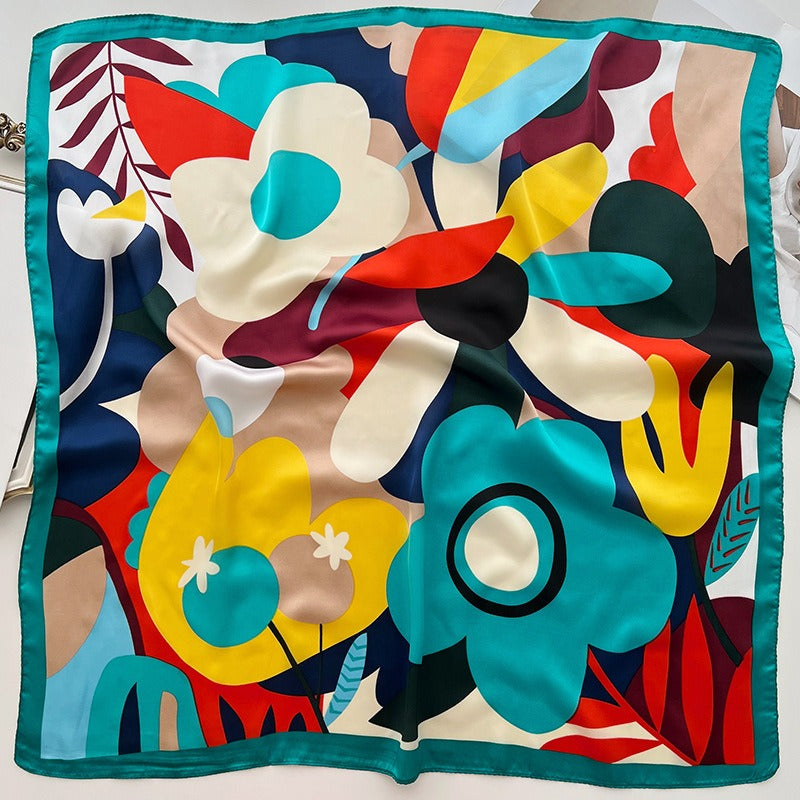 Foulard quadrato stampato