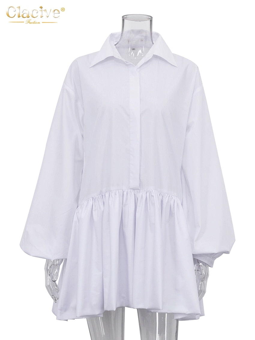 Abito chemisier gonna palloncino