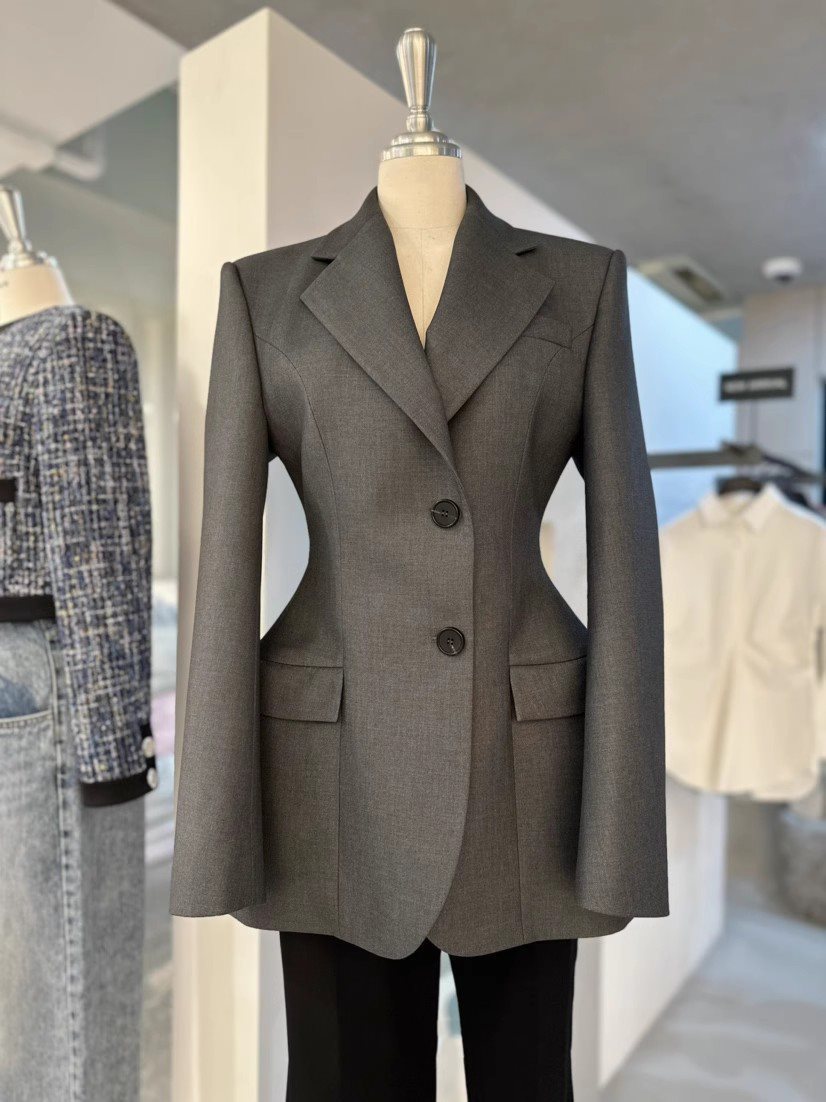 Blazer lungo sfiancato