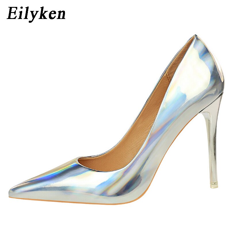 Décolleté effetto lucido tacco 10,5 Più colori