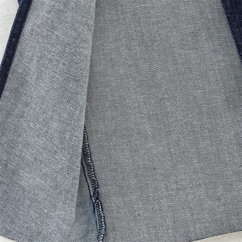 Abito lungo denim elasticizzato