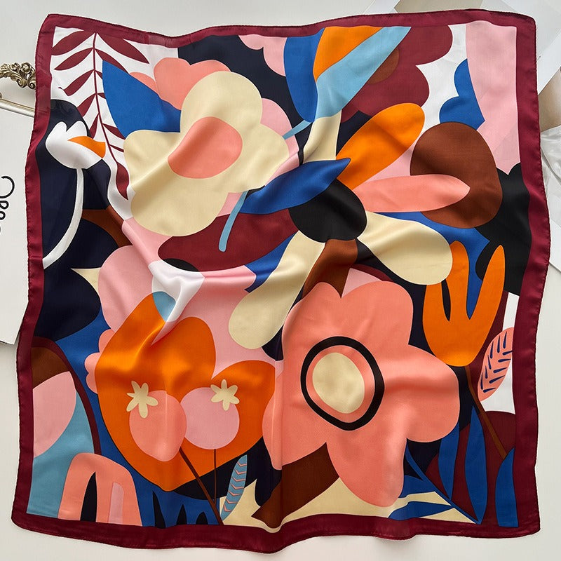Foulard quadrato stampato