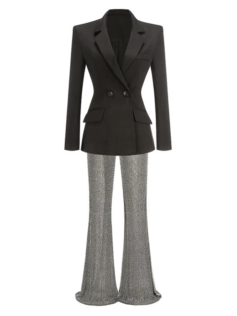 Completo bllazer e pantalone lurex