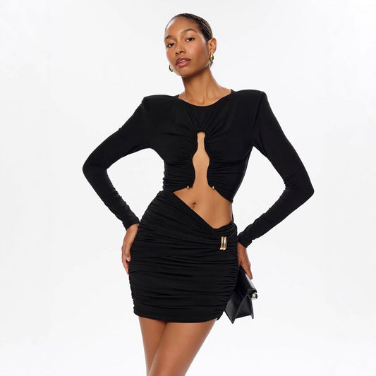 Mini abito cut-out