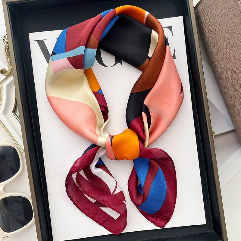 Foulard quadrato stampato