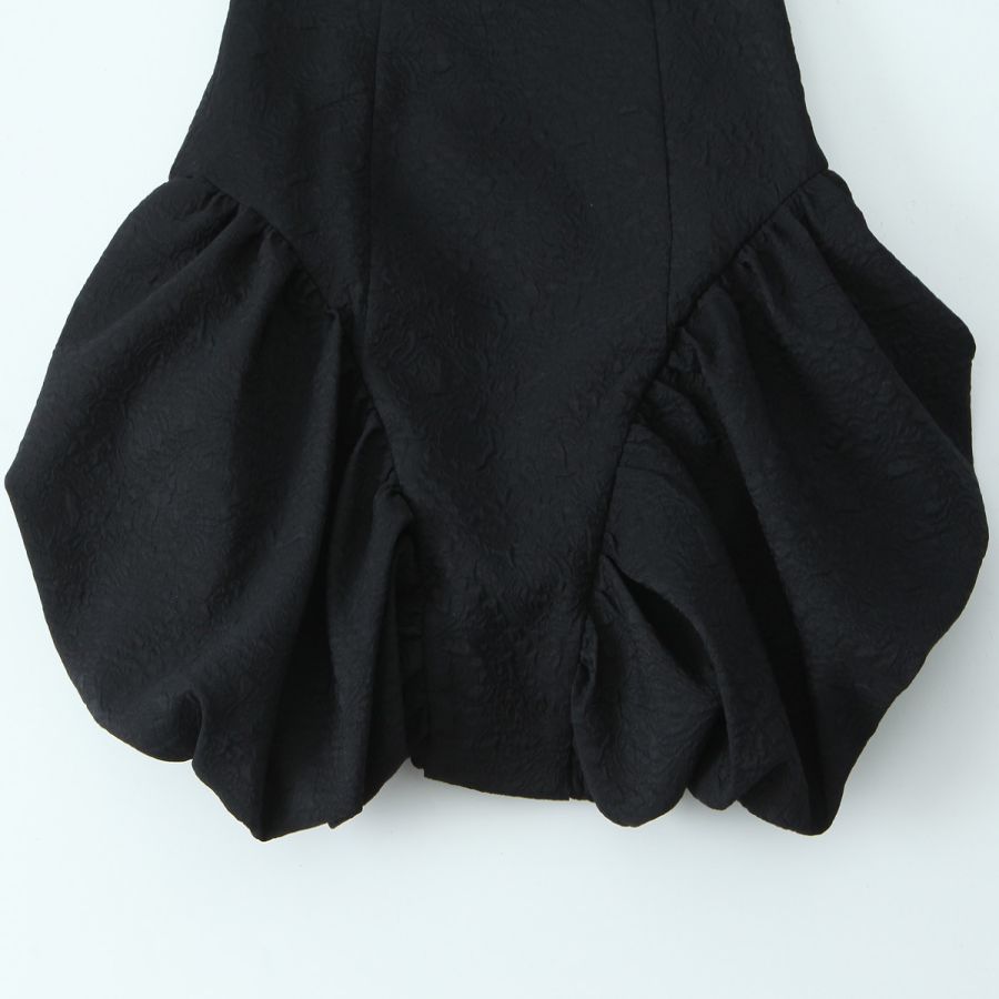 Abito corto gonna a palloncino