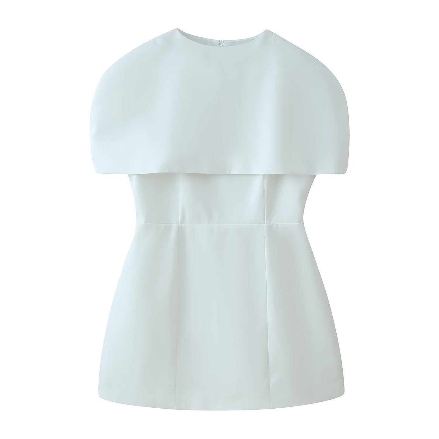 Mini abito bon ton con coprispalle