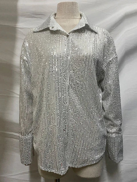 Camicia in pailettes