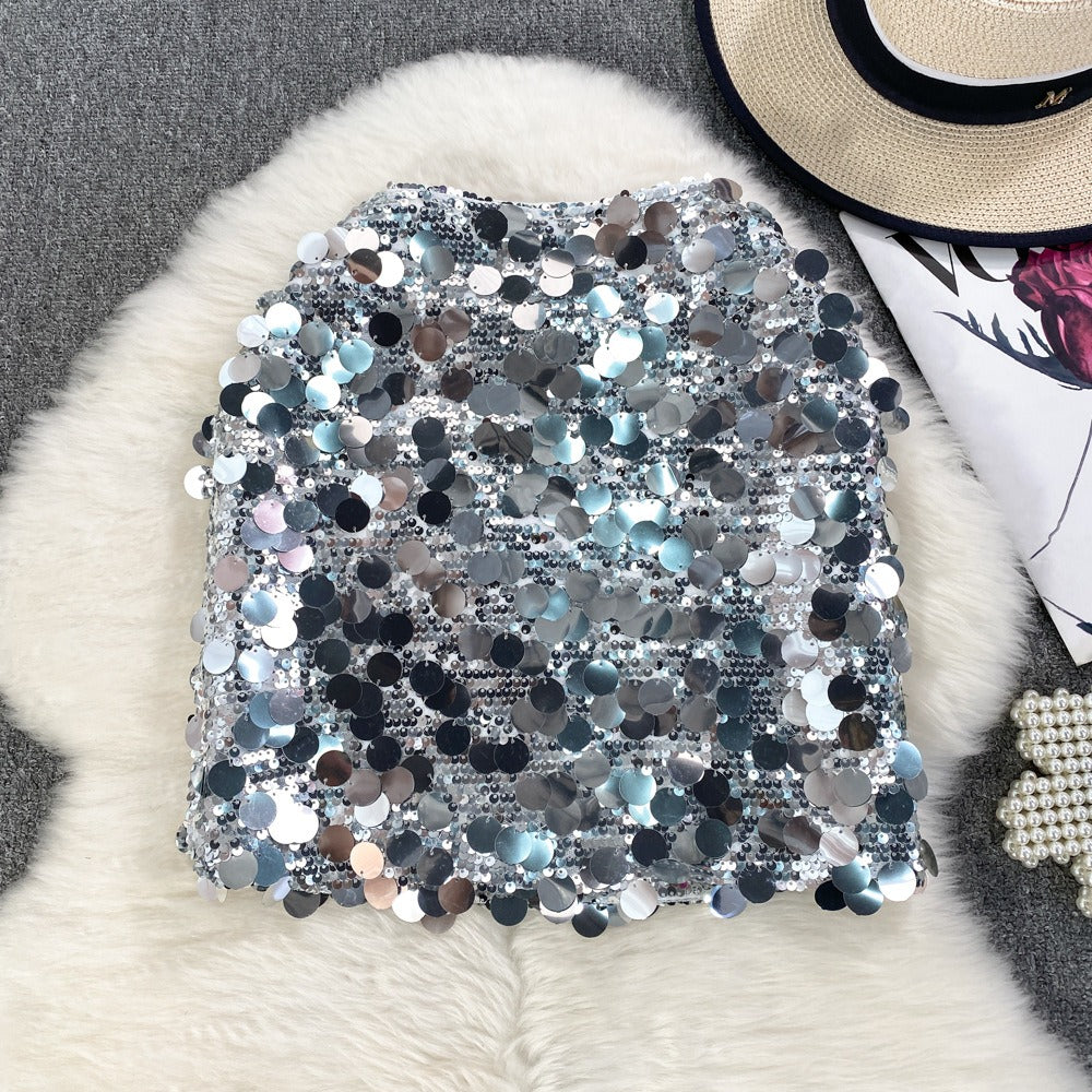 Mini gonna macro pailettes