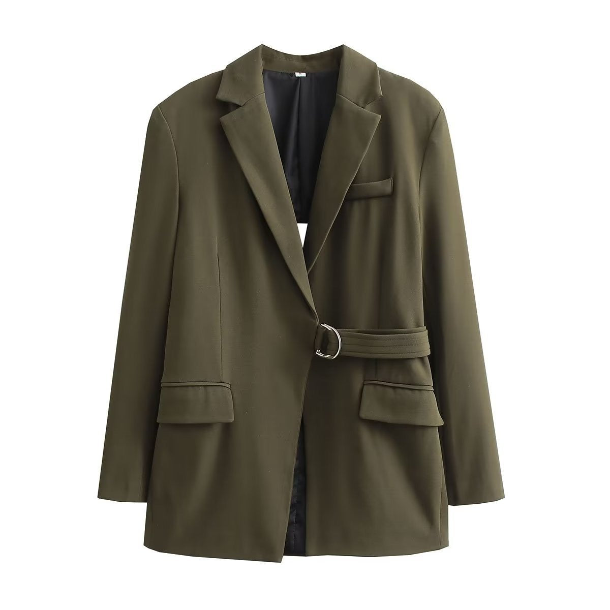 Blazer cintura in vita e scollo sulla schiena