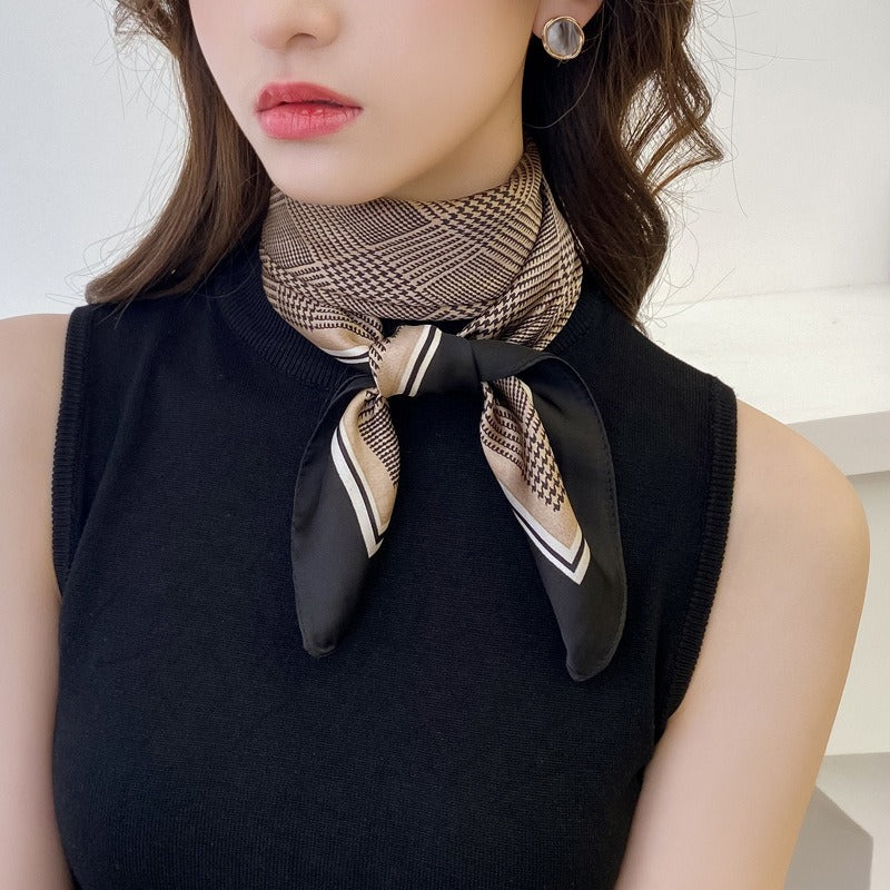 Foulard quadrato stampato