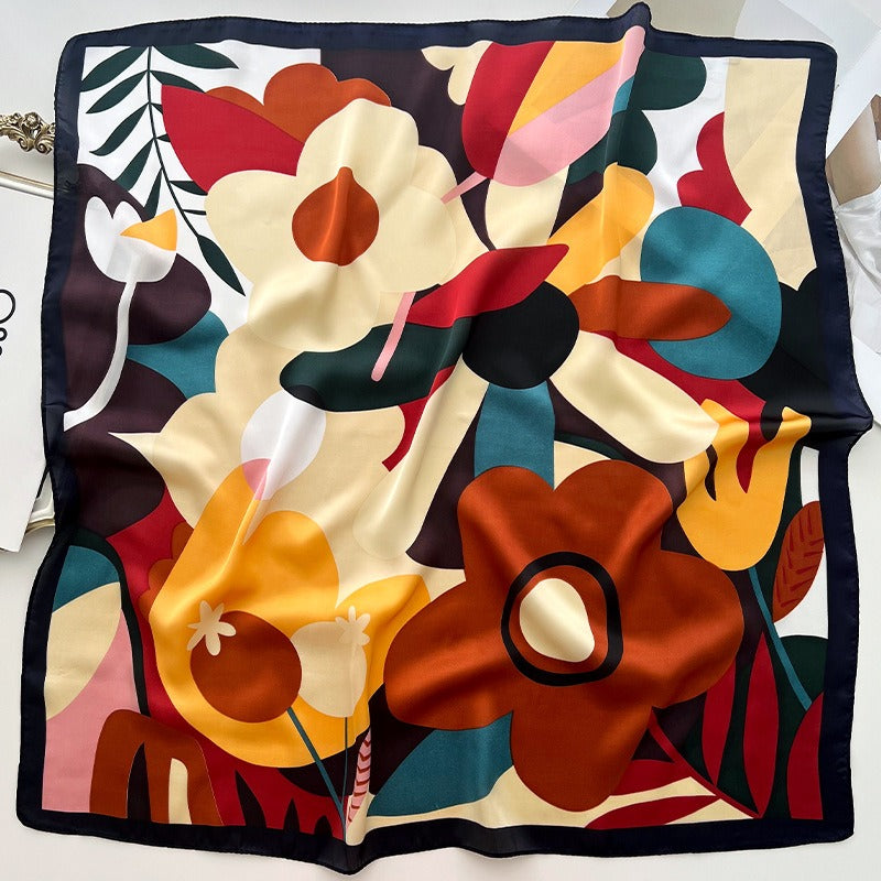 Foulard quadrato stampato