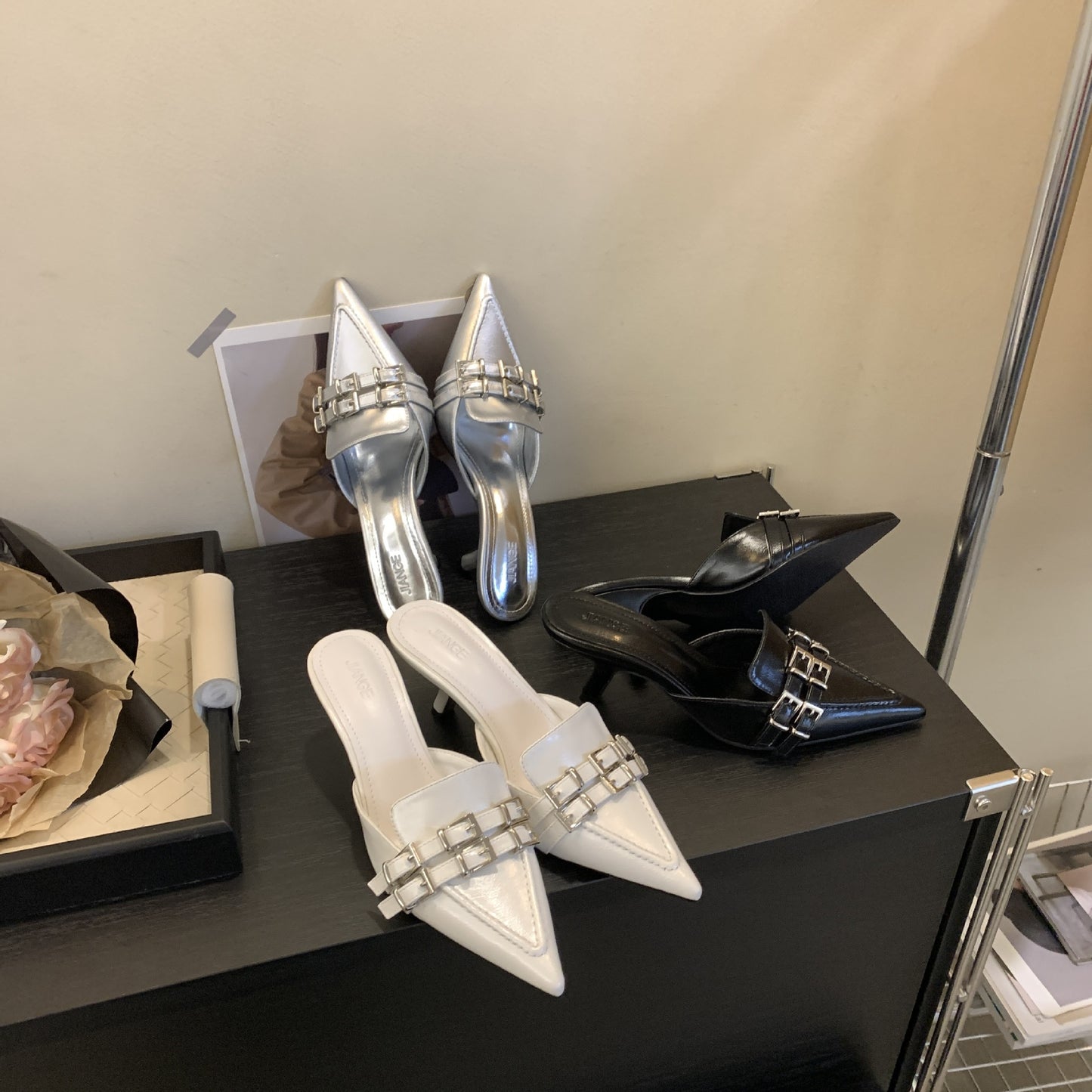 Sabot a punta tacco basso