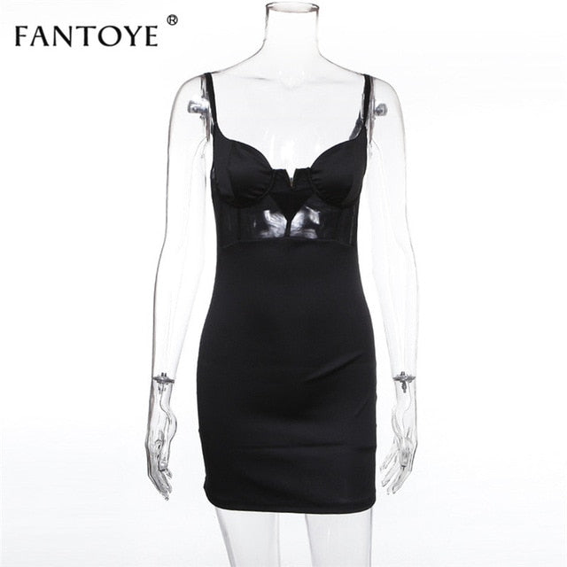 Abito bustier corpetto in velo