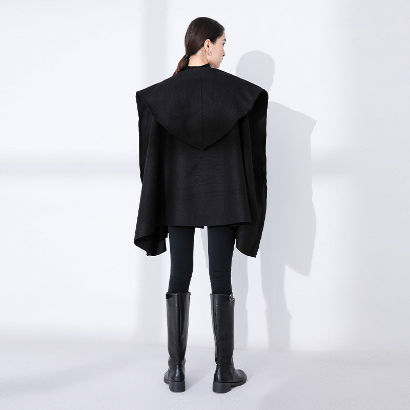 Mantella con cappuccio