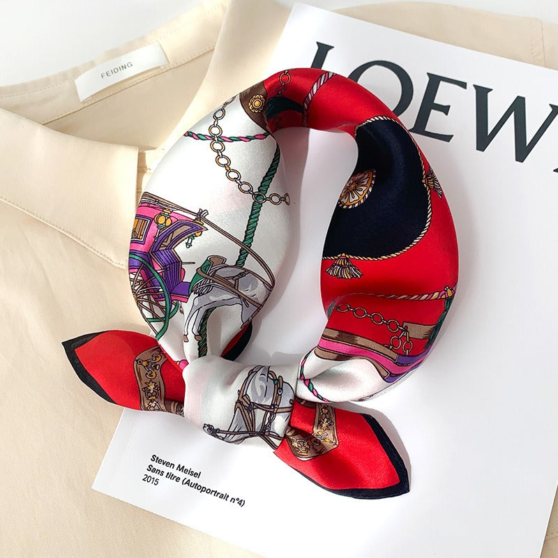 Foulard in seta di gelso quadrato