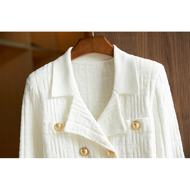 Completo giacchino e gonna elasticizzato