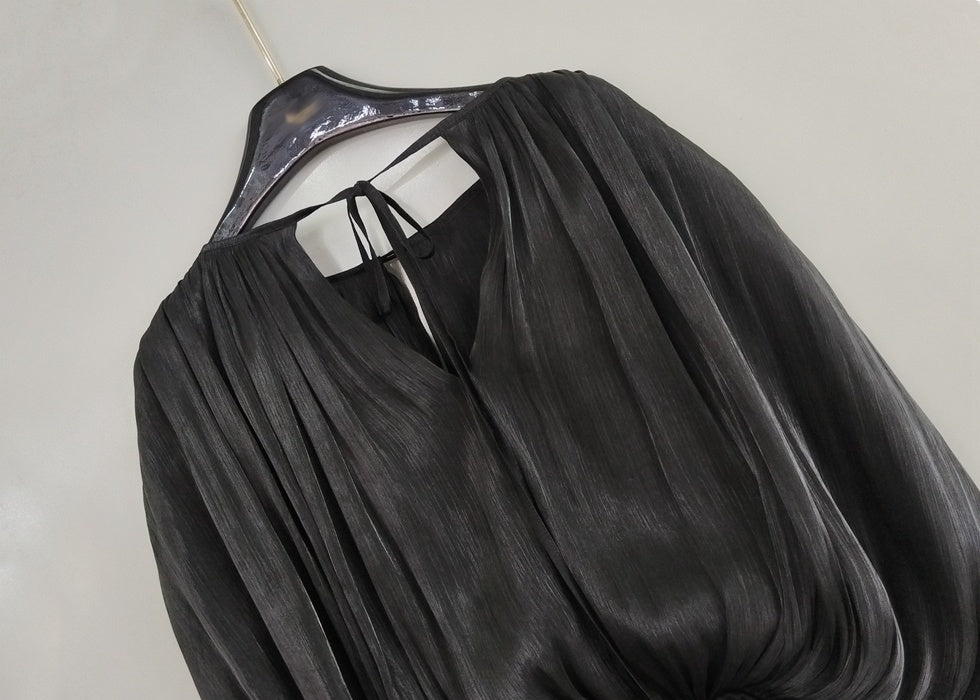 Mini dress svasato a balze